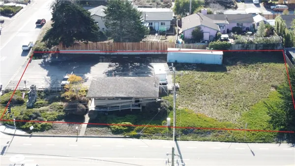 a bird view of a house