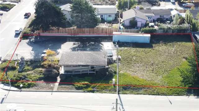 a bird view of a house