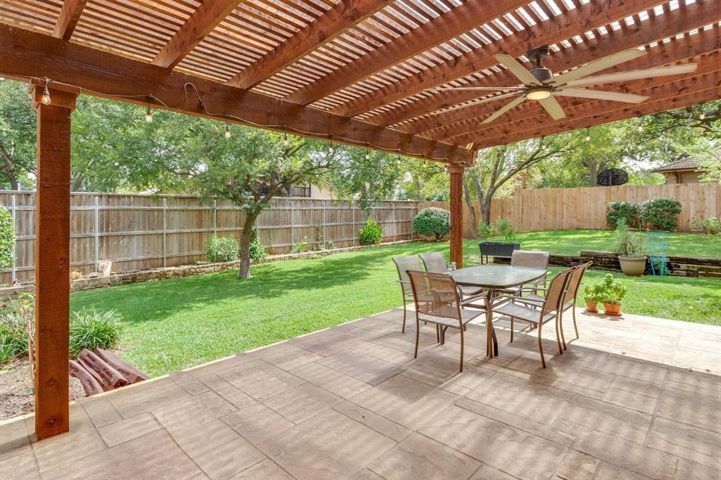 18 Greenleaf Drive Trophy Club, TX 76262 - Photo 23 of 25 a patio view with a backyard space