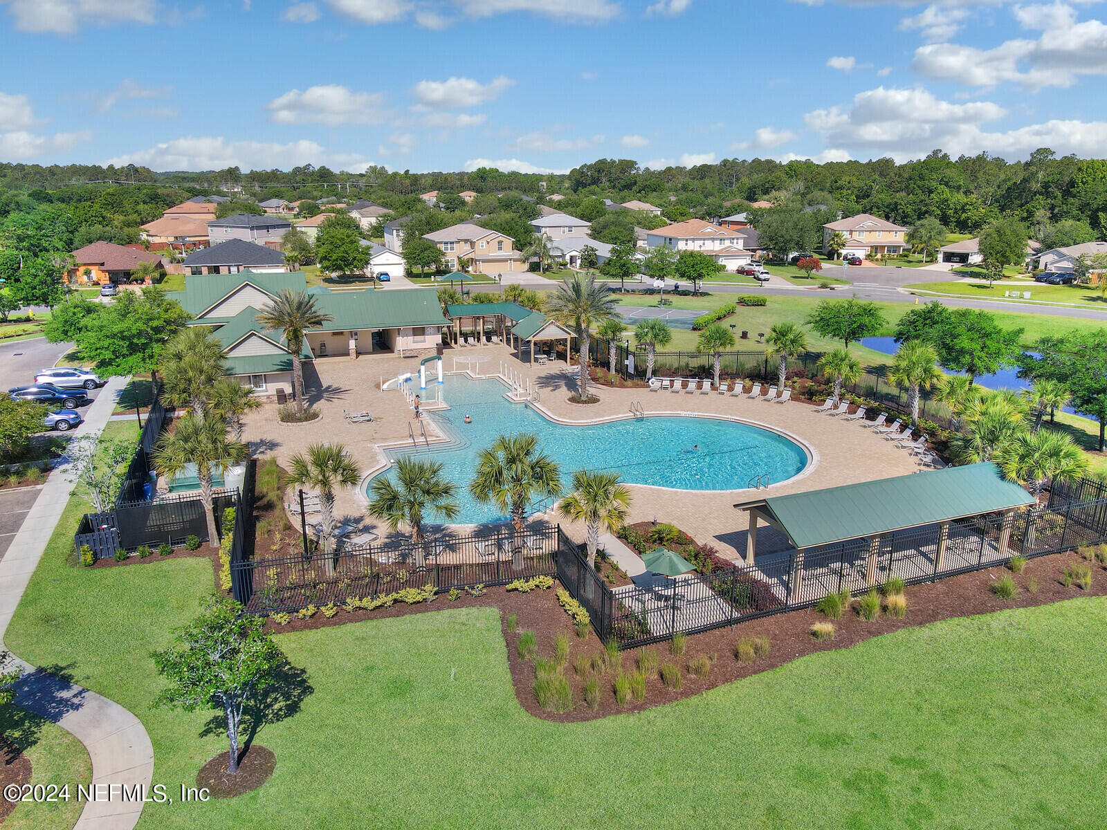 1184 Nochaway Drive St. Augustine, FL 32092 - Photo 29 of 39 a view of a swimming pool with outdoor seating space