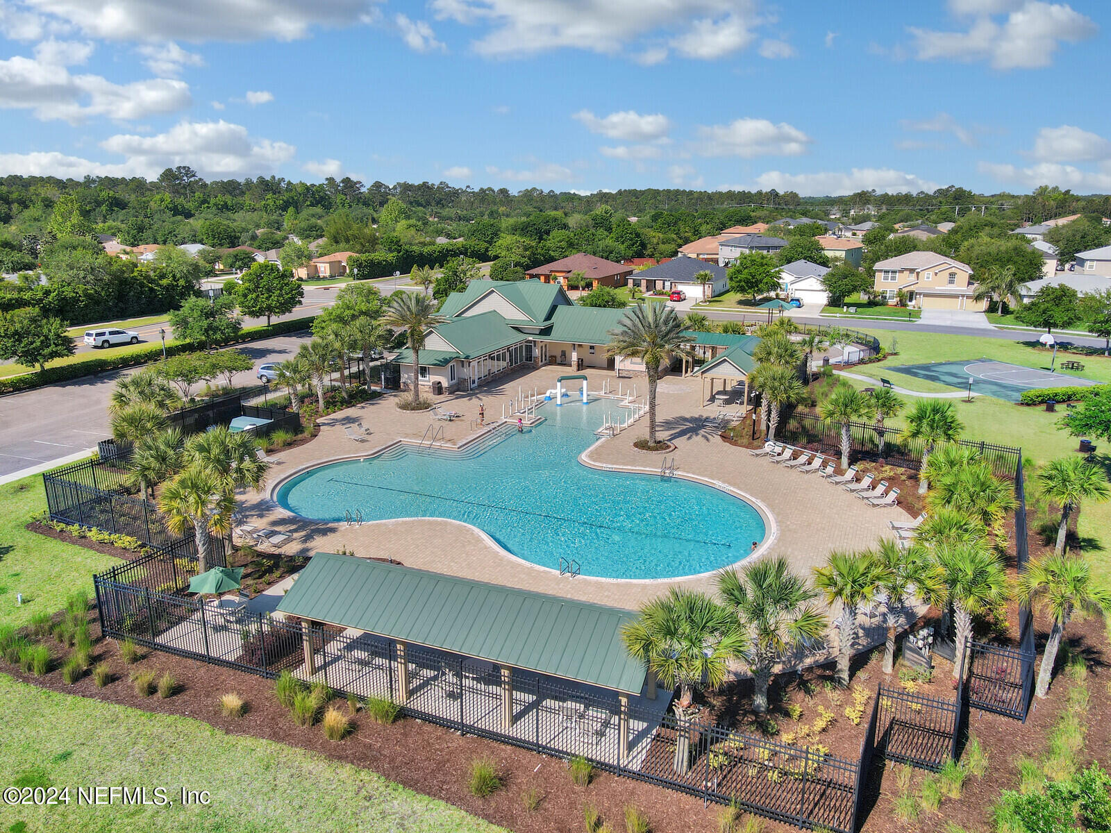 1184 Nochaway Drive St. Augustine, FL 32092 - Photo 30 of 39 an aerial view of a residential houses with outdoor space and street view