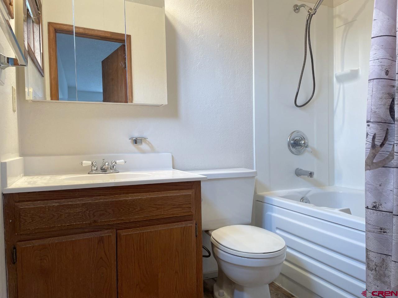 21566 Uintah Road Cedaredge, CO 81413 - Photo 18 of 33 a bathroom with a sink toilet and shower