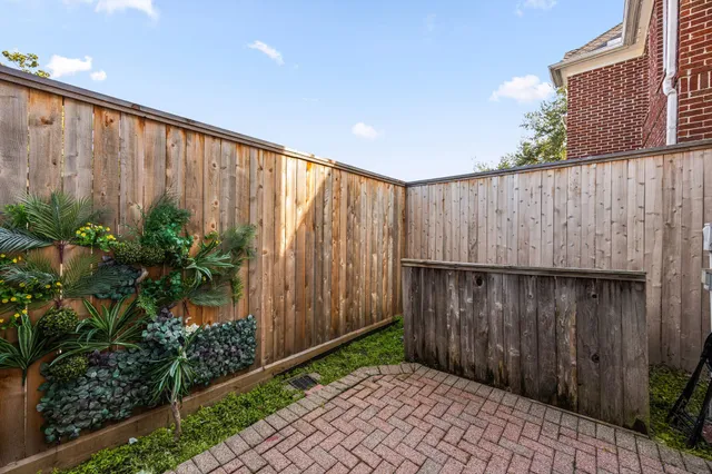 a front view of multiple houses