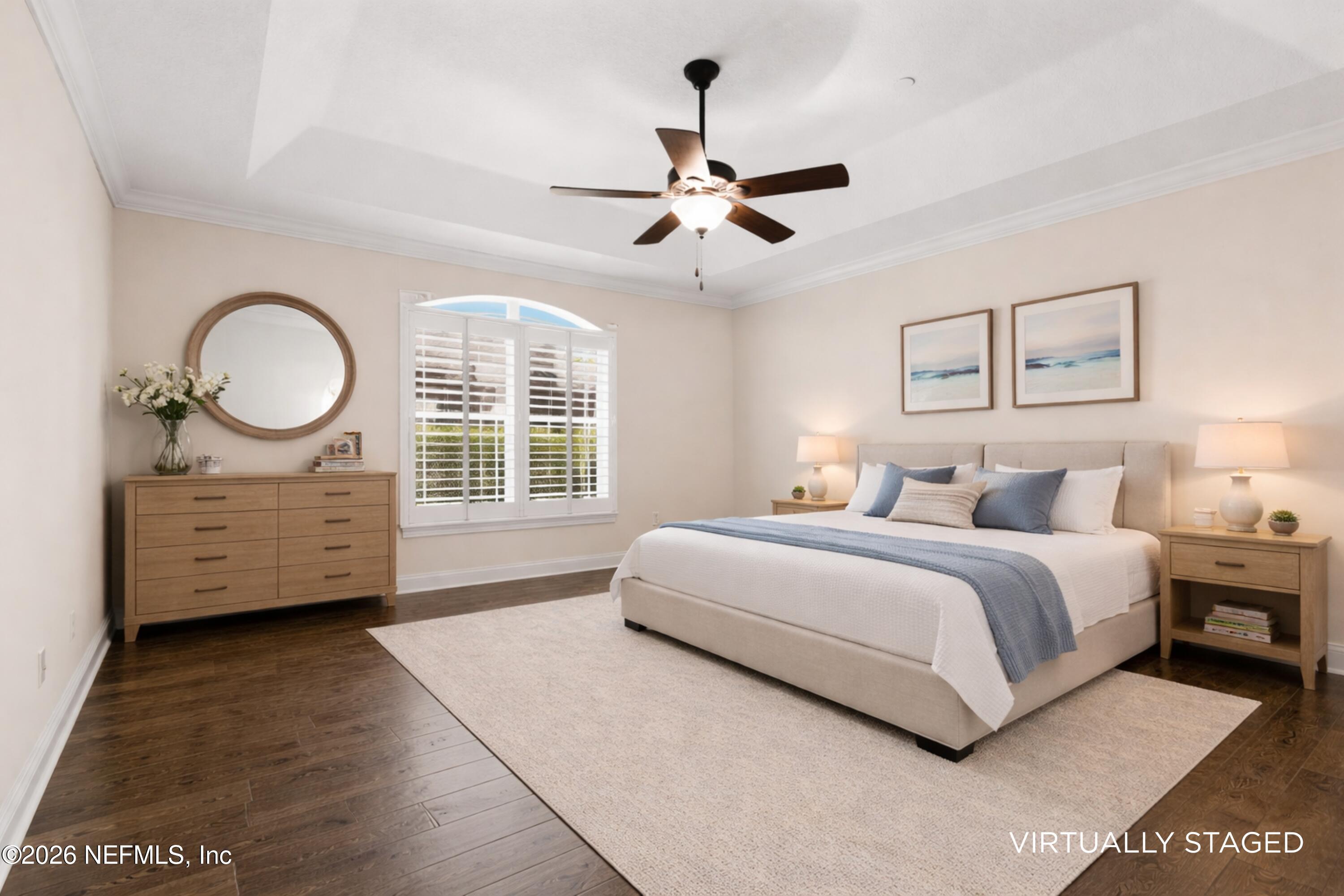 48 Ocale Court St. Augustine, FL 32084 - Photo 26 of 59 a spacious bedroom with a bed a window and closet