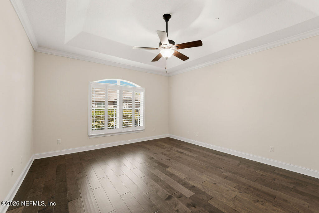 48 Ocale Court St. Augustine, FL 32084 - Photo 27 of 59 an empty room with wooden floor fan and windows