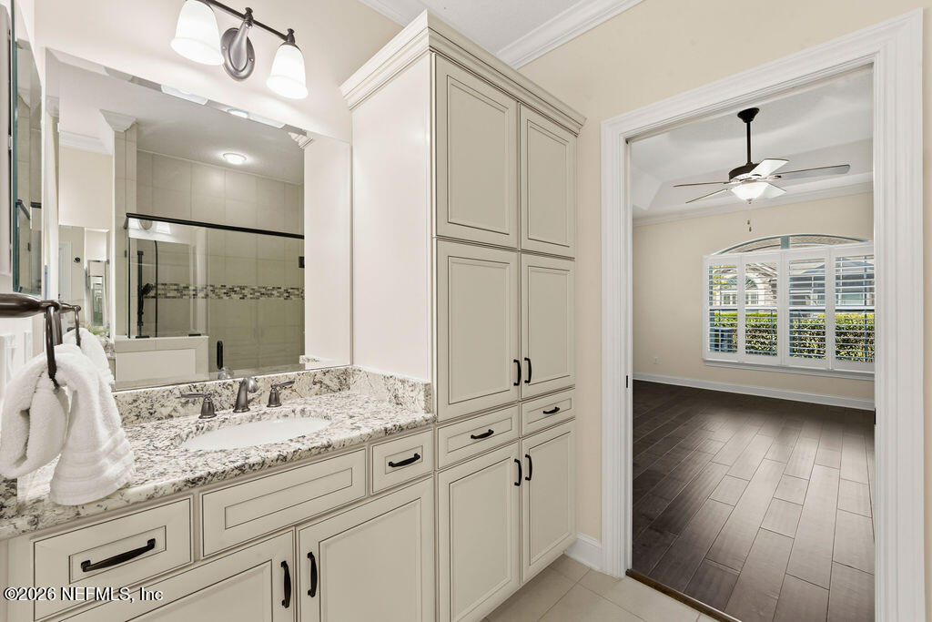 48 Ocale Court St. Augustine, FL 32084 - Photo 31 of 59 a bathroom with a sink double vanity and a mirror