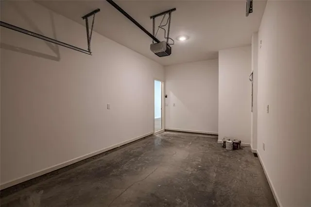 a view of a room with an entryway