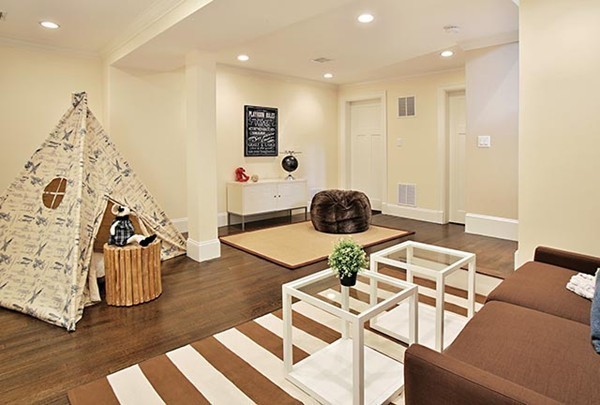 85 Dean Road Brookline, MA 02445 - Photo 9 of 12 a living room with furniture and wooden floor