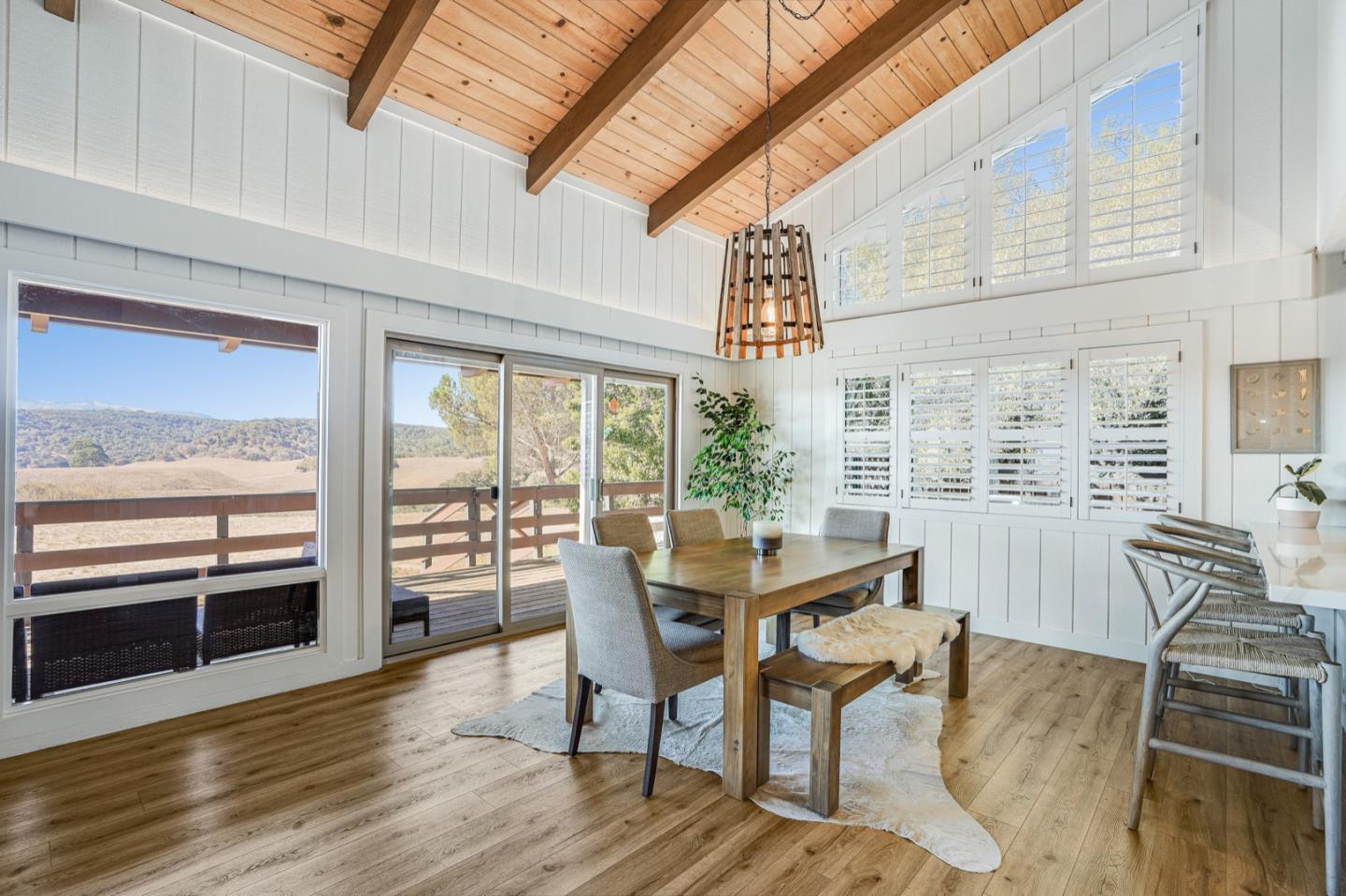 14150 Reservation Road Salinas, CA 93908 - Photo 17 of 47 a dining room with furniture water view and wooden floor
