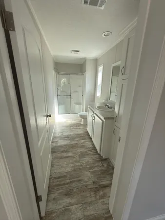 a view of a hallway
