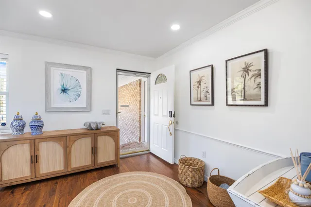 a living room with furniture and window