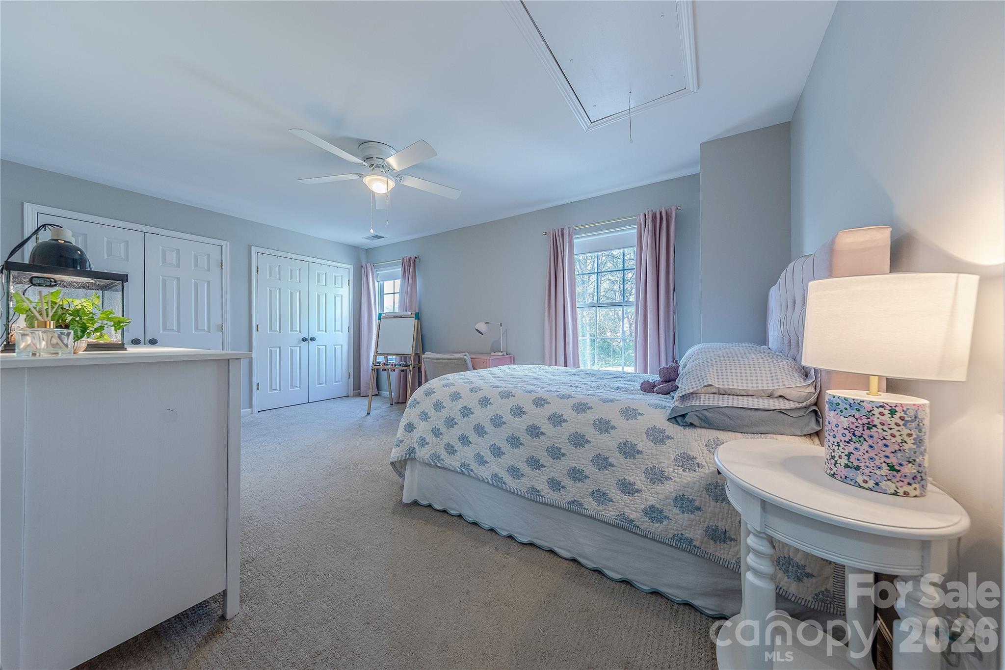 5919 Summer Fog End Fort Mill, SC 29708 - Photo 27 of 41 a bedroom with a bed and a table