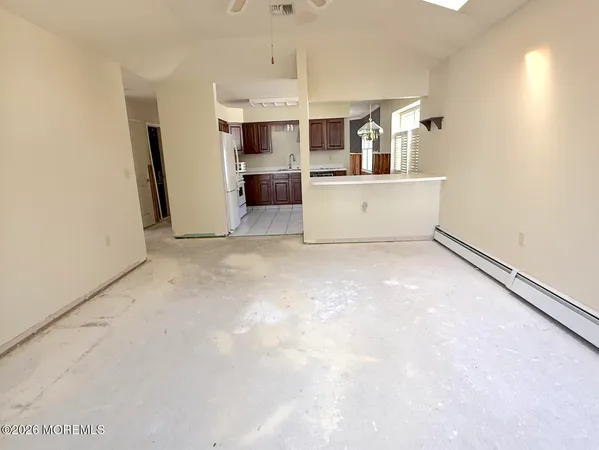 a view of a kitchen with a sink
