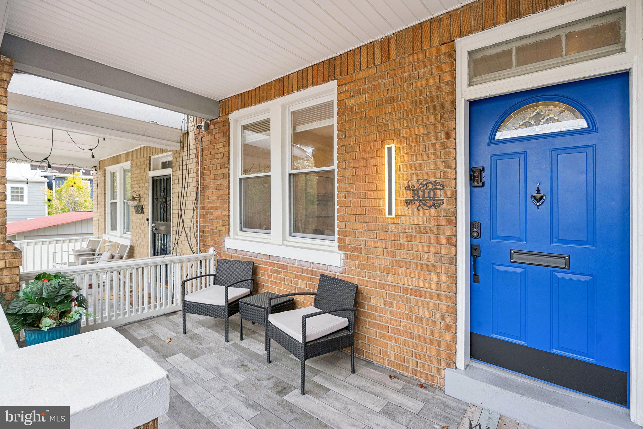 810 Marietta Place Northwest Washington, DC 20011 - Photo 2 of 40 Front Door/Porch