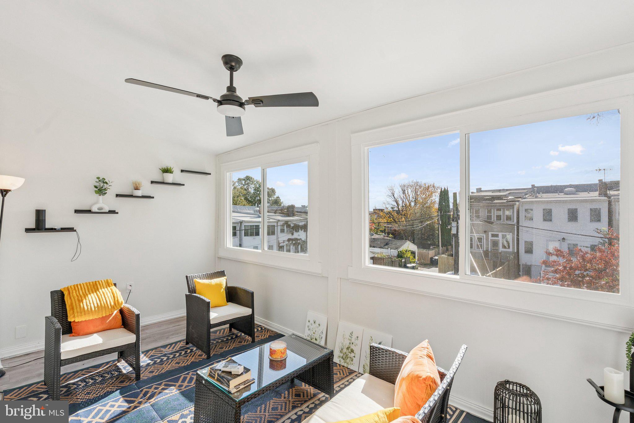 810 Marietta Place Northwest Washington, DC 20011 - Photo 23 of 40 Sunroom w/ Natural Light