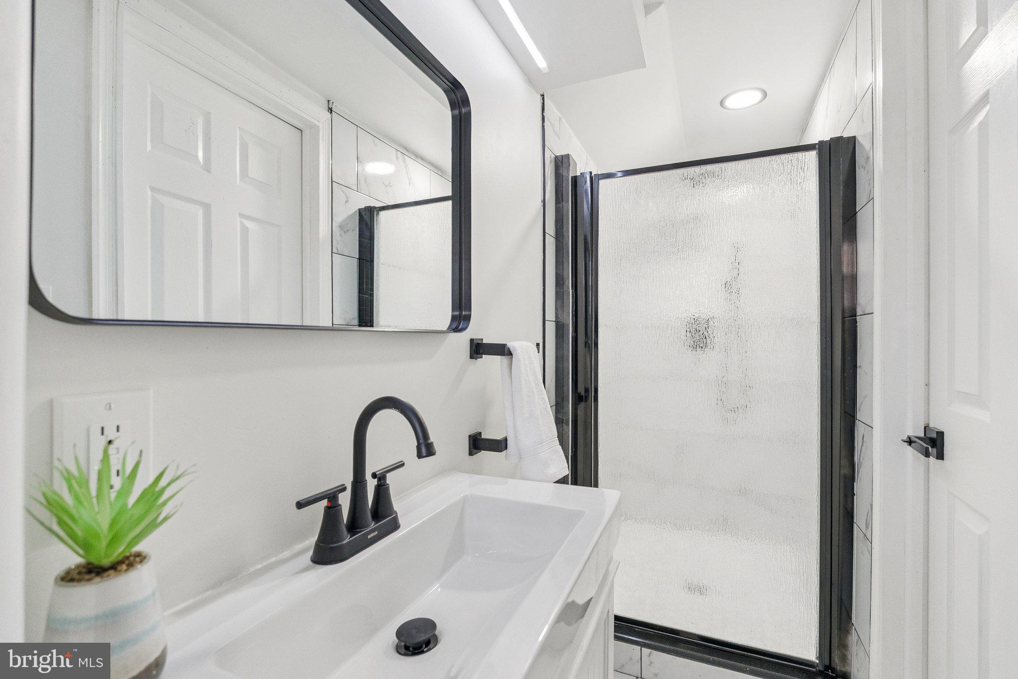 810 Marietta Place Northwest Washington, DC 20011 - Photo 29 of 40 Brand New Full Bathroom in Basement