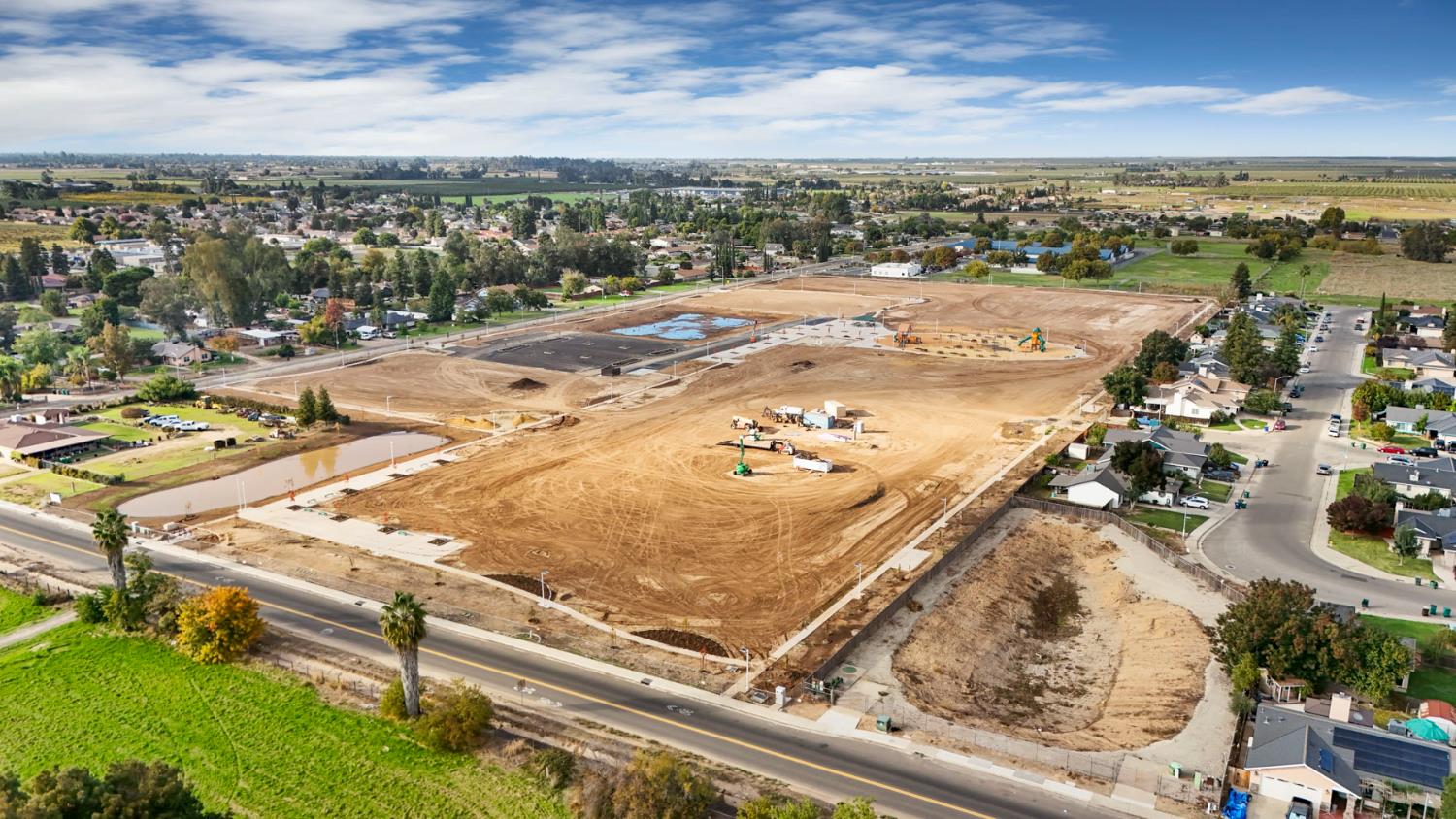 2443 Fern Street Merced, CA 95348 - Photo 48 of 50 an aerial view of residential houses with outdoor space