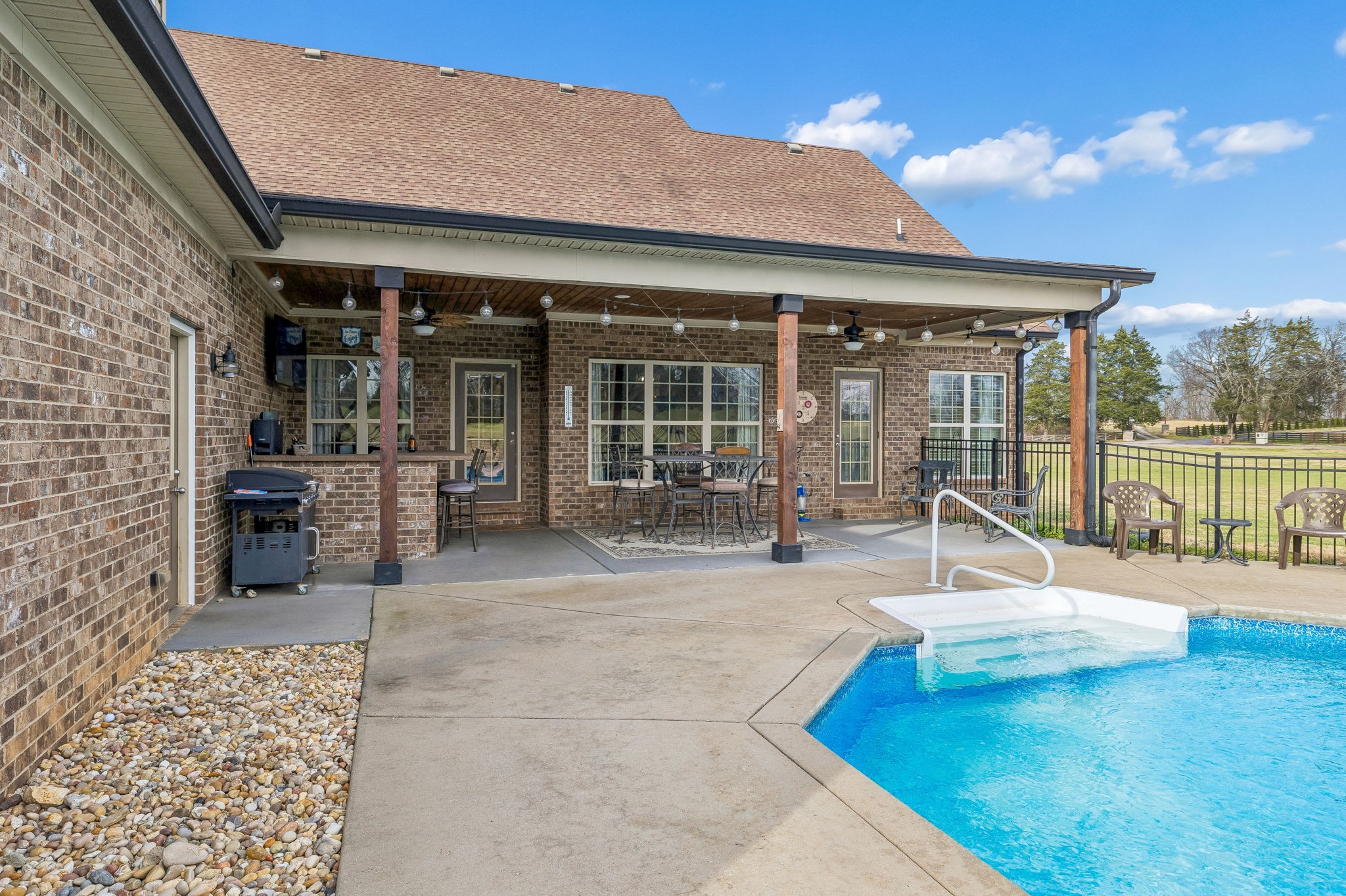 2845 Anes Station Road Lewisburg, TN 37091 - Photo 58 of 70 a view of a house with backyard sitting area and garden
