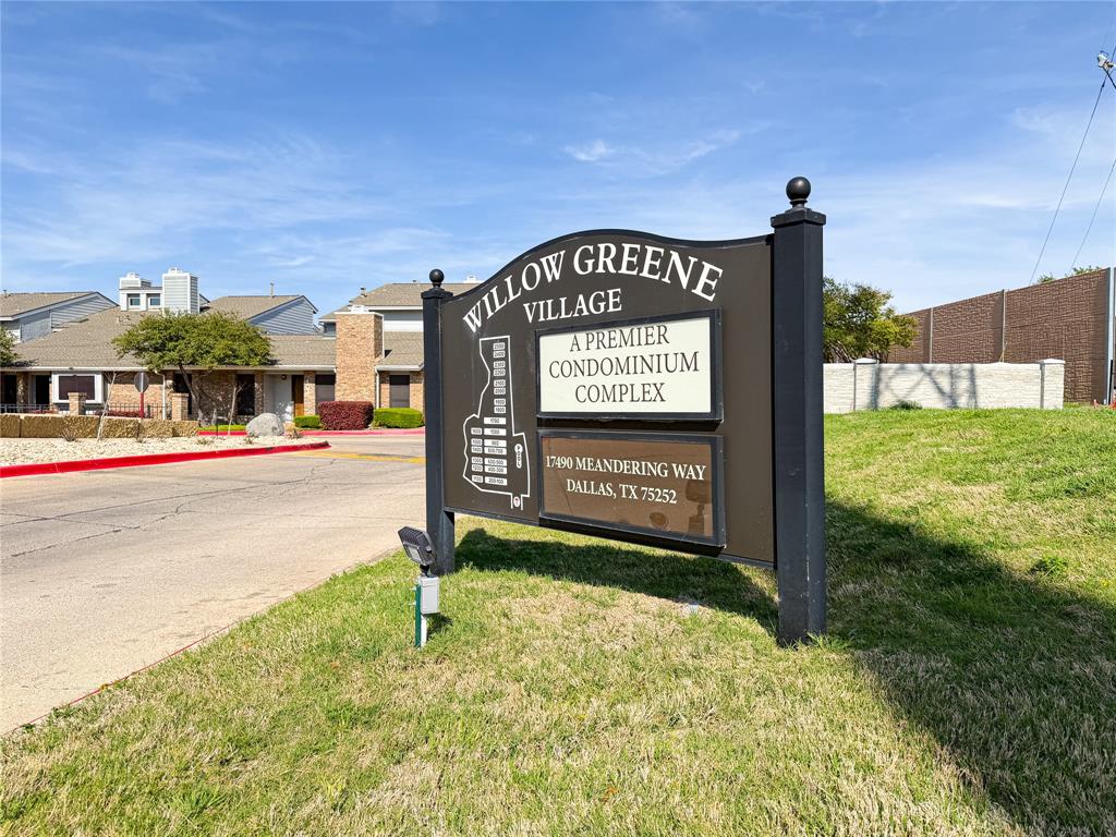 17490 Meandering Way, Unit 1102 Dallas, TX 75252 - Photo 37 of 40 Community sign