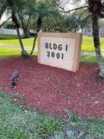 a view of a park with a slide