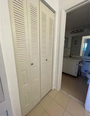 a view of a walk in closet