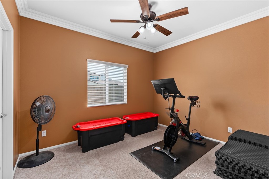 28471 Cosmos Drive Winchester, CA 92596 - Photo 9 of 27 a room with gym equipment