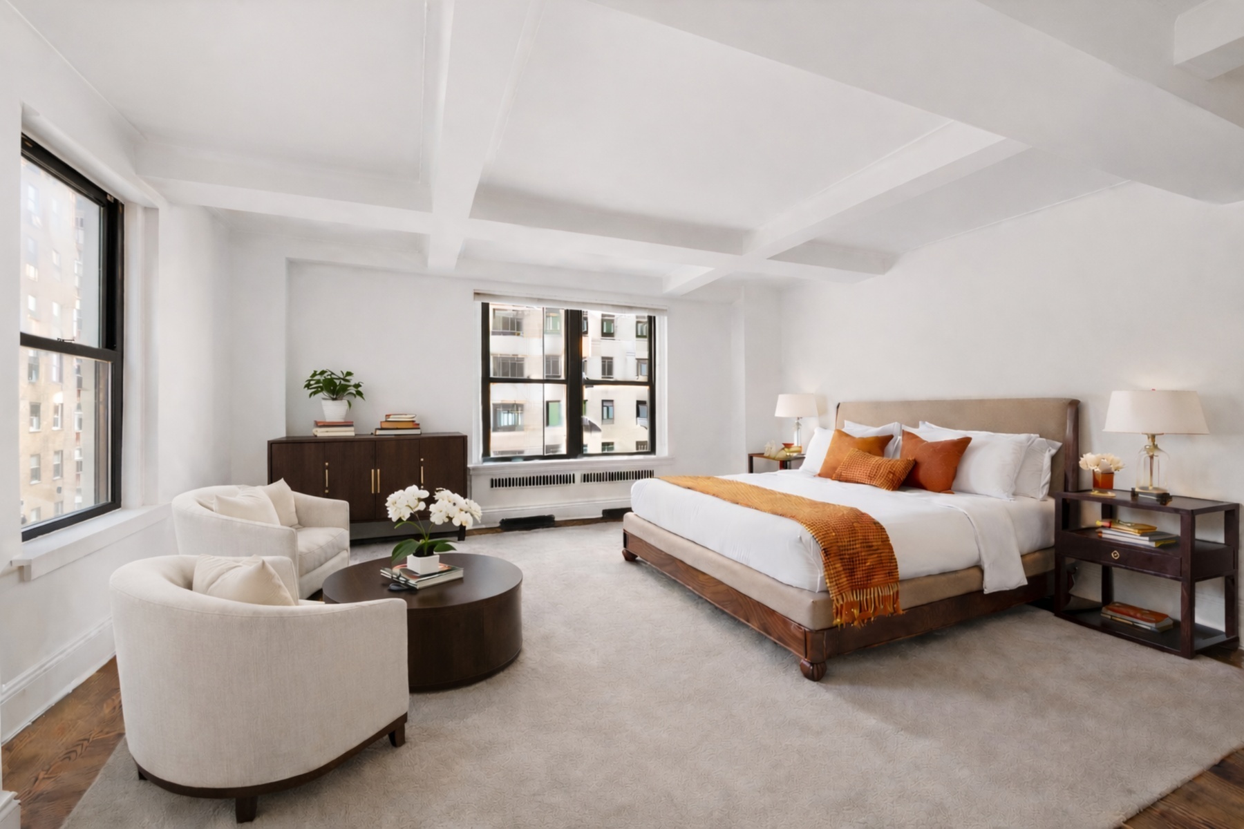 47 East 88th Street, Unit 8A Manhattan, NY 10128 - Photo 13 of 27 a bed room with bed and windows