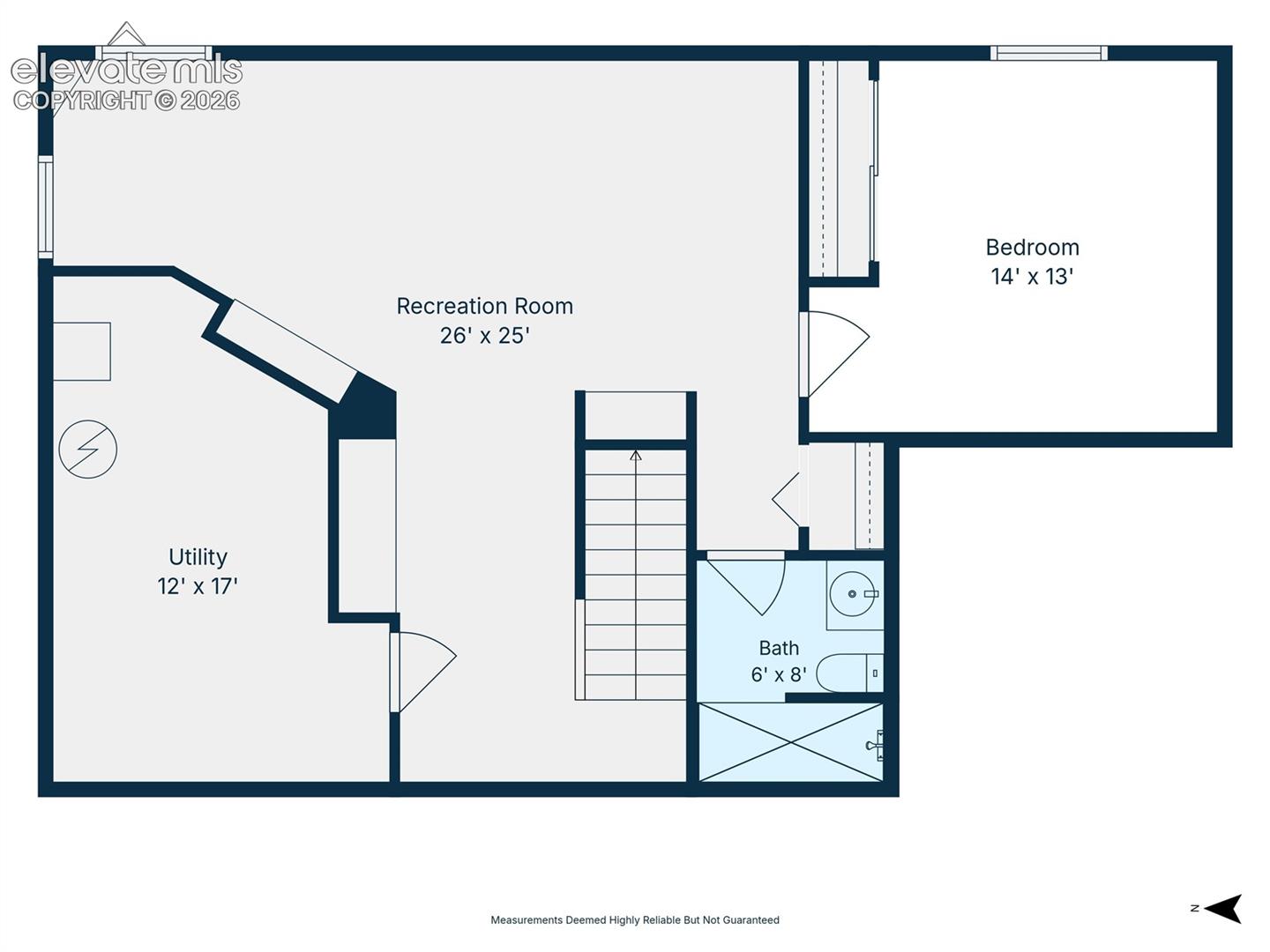 8965 Theriot Road Peyton, CO 80831 - Photo 50 of 50 Basement Floor Plan