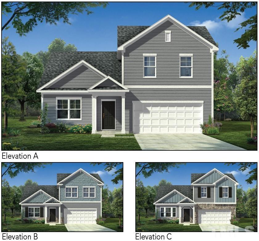 106 Two Daughters Streme Smithfield, NC 27577 - Photo 12 of 14 a view of front of a house with a yard