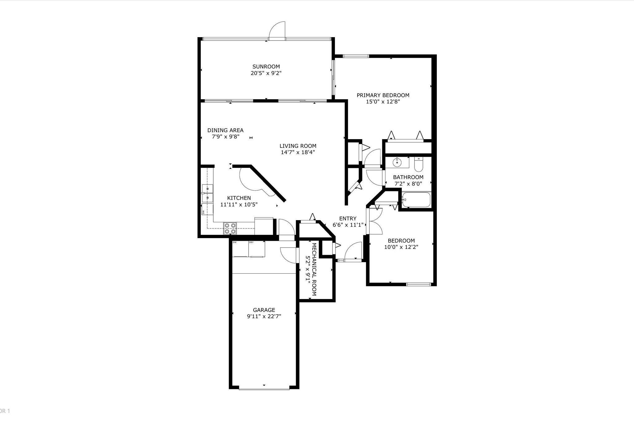 5581 Coach House Circle, Unit B Boca Raton, FL 33486 - Photo 35 of 35 01-Floor Plan