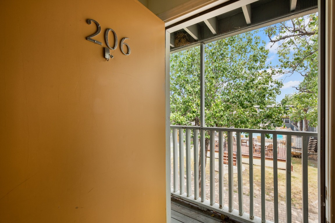 2401 Manor Road, Unit 206 Austin, TX 78722 - Photo 12 of 17 a view of a porch