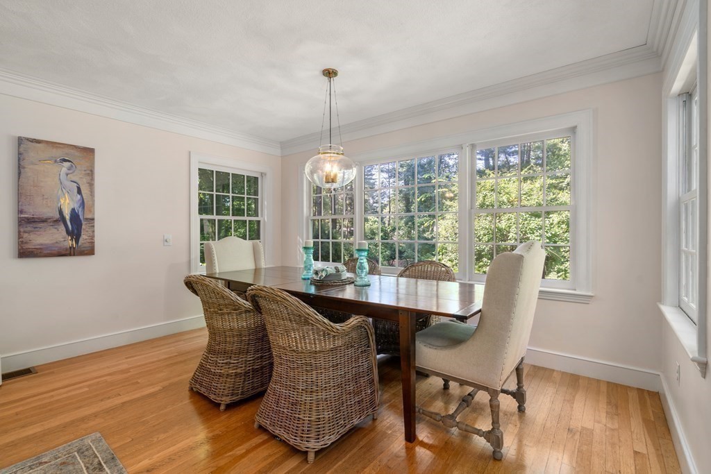 593 Peakham Road Sudbury, MA 01776 - Photo 20 of 42 a dining room with furniture window wooden floor