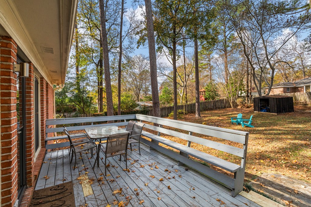 3 Panstone Court Columbus, GA 31909 - Photo 18 of 24 a view of patio with chairs and large trees