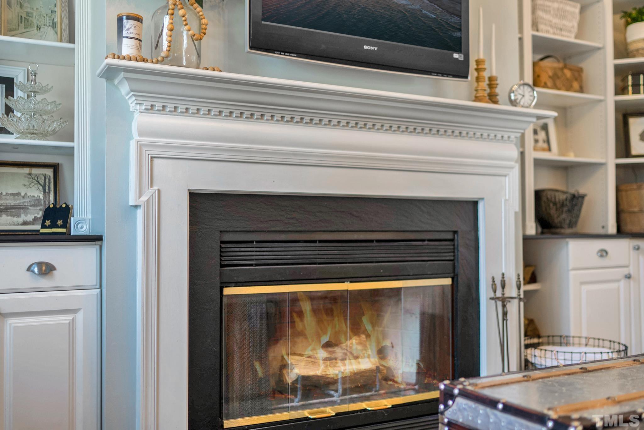 5308 Denmead Way Raleigh, NC 27613 - Photo 14 of 42 a close view of a fireplace