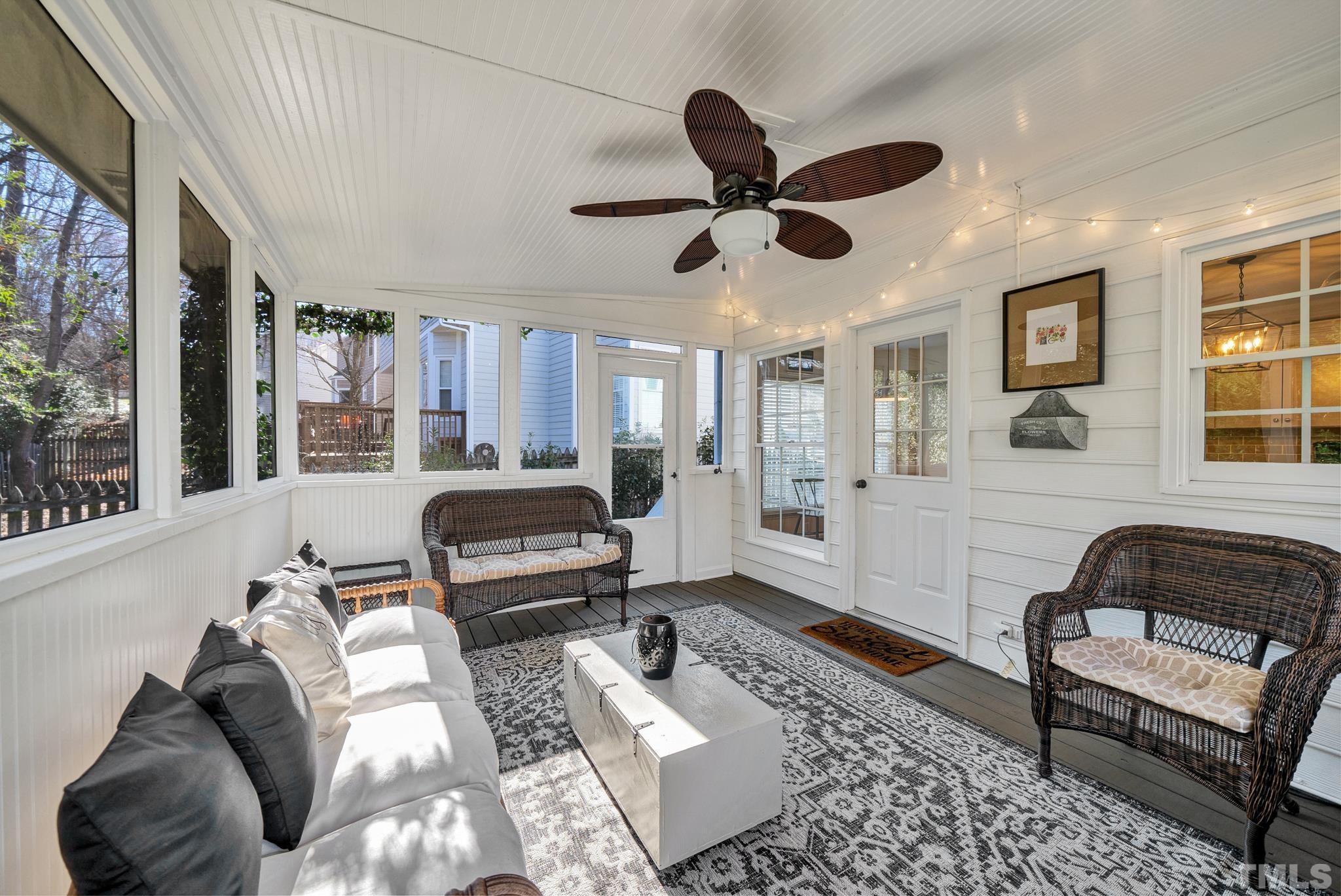 5308 Denmead Way Raleigh, NC 27613 - Photo 25 of 42 a living room with furniture and a large window