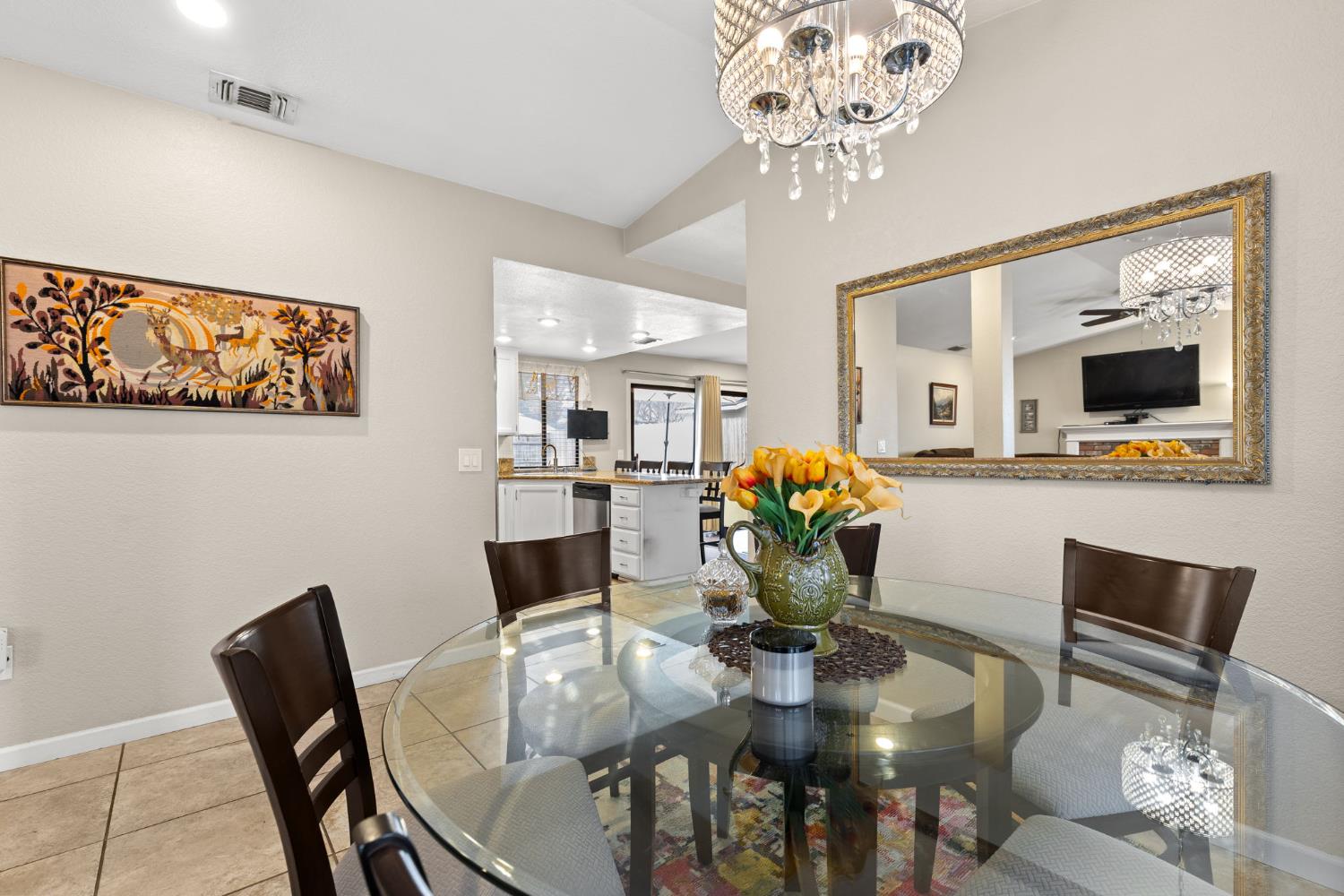 675 Young Way Roseville, CA 95678 - Photo 12 of 35 a dining room with furniture and wooden floor