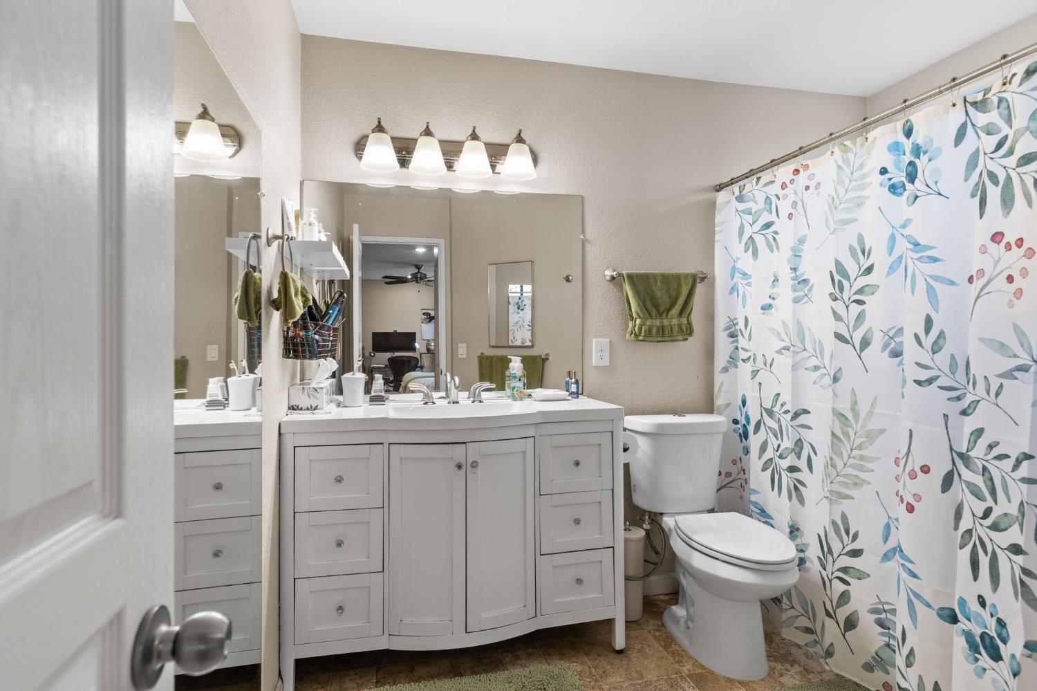 675 Young Way Roseville, CA 95678 - Photo 21 of 35 a bathroom with a double vanity sink mirror and toilet