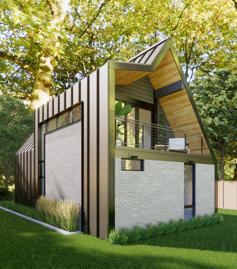 3525 Garner Road, Unit 2 Chattanooga, TN 37406 - Photo 11 of 17 630 SF UNIT_Rear Balcony