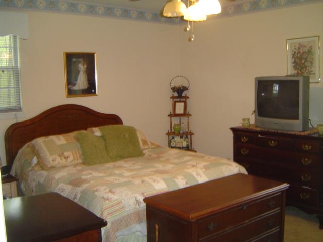 1517 Altice Mill Road Rocky Mount, VA 24151 - Photo 15 of 21 a bedroom with a bed and a flat screen tv