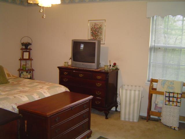 1517 Altice Mill Road Rocky Mount, VA 24151 - Photo 16 of 21 a bed room with a bed and a television
