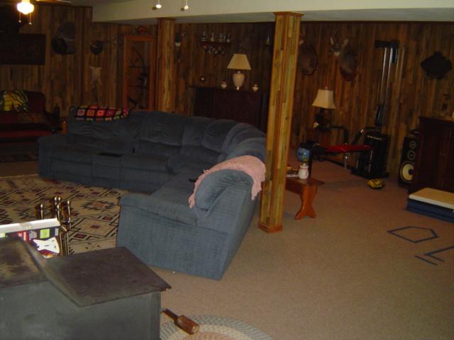1517 Altice Mill Road Rocky Mount, VA 24151 - Photo 19 of 21 a living room with furniture a lamp and a fireplace