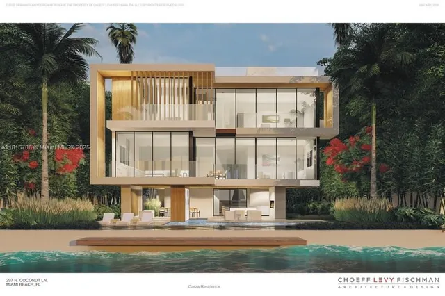 a front view of a building