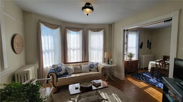 view of room with window and pool table