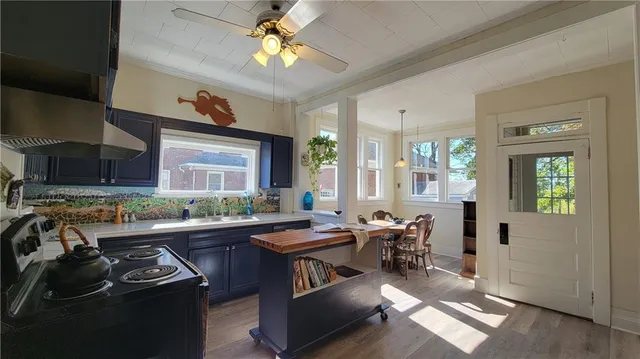 a view of water heater room