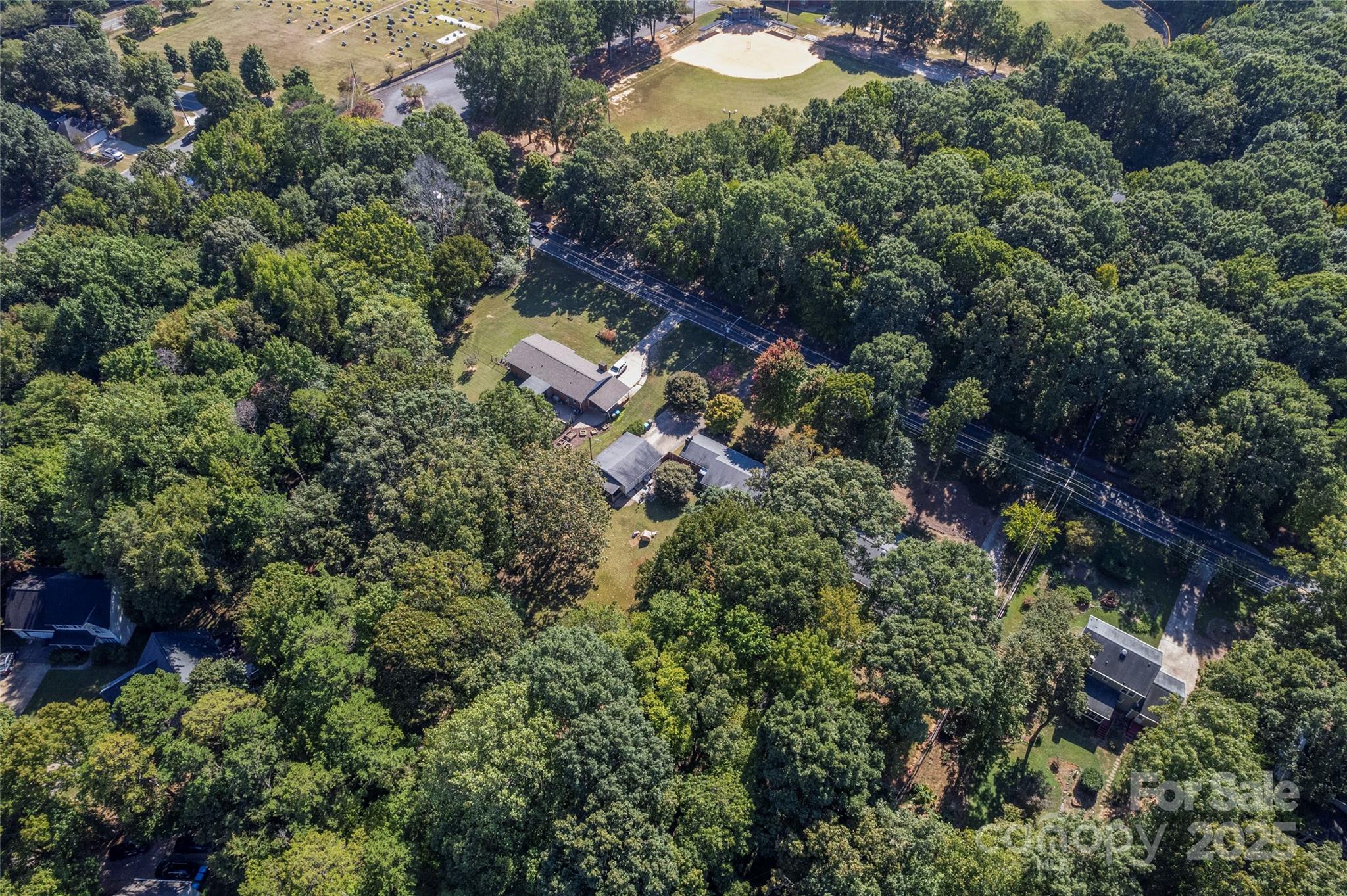 14217 Phillips Road Matthews, NC 28105 - Photo 33 of 38 an aerial view of a house with a yard
