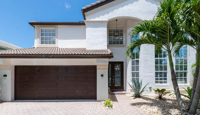 a view of a city and lake