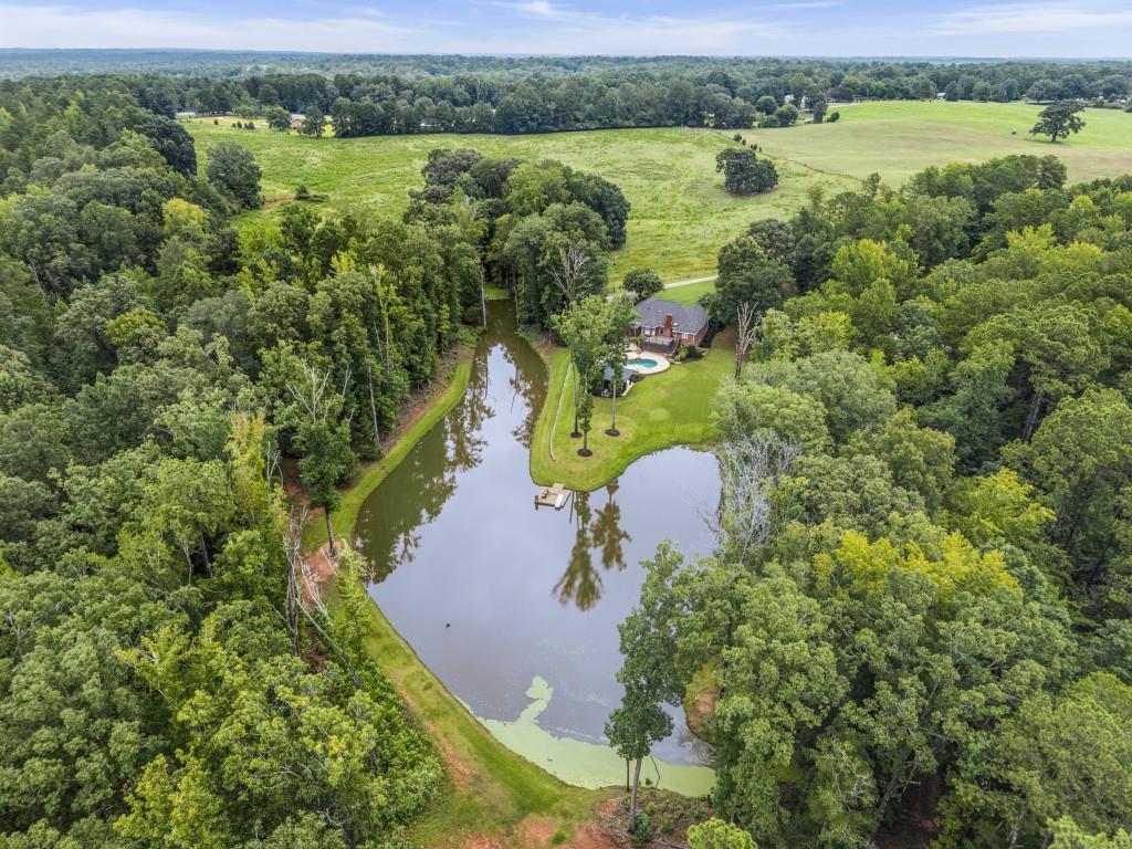 300 Potts Lane Covington, GA 30016 - Photo 10 of 76 an aerial view of a house with a lake view