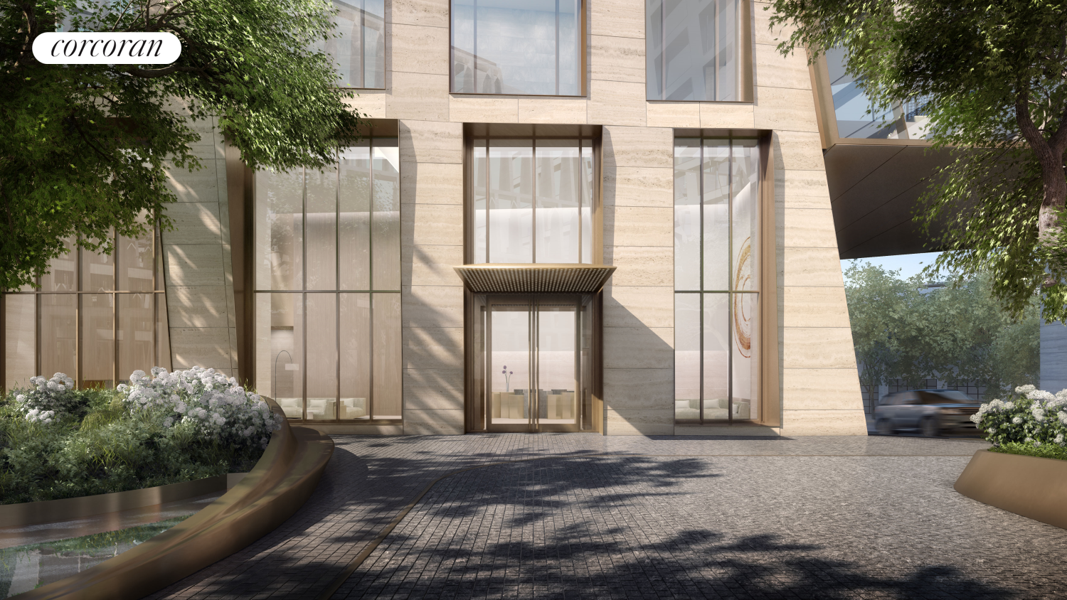 500 West 18th Street, Unit WEST 6C Manhattan, NY 10011 - Photo 6 of 15 a view of a street with potted plants