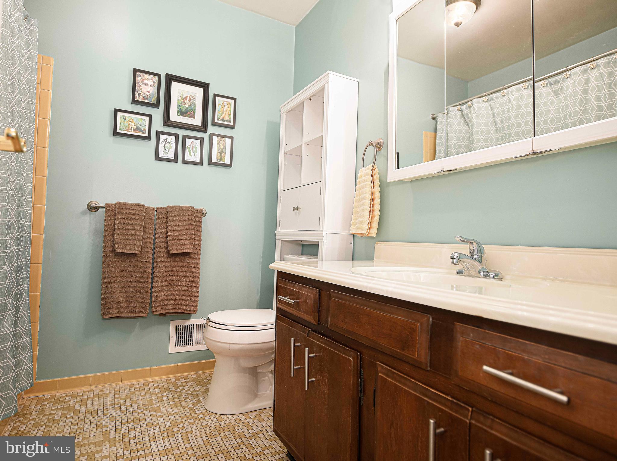 3204 Hunt Road Fallston, MD 21047 - Photo 18 of 54 a bathroom with a sink a toilet and mirror