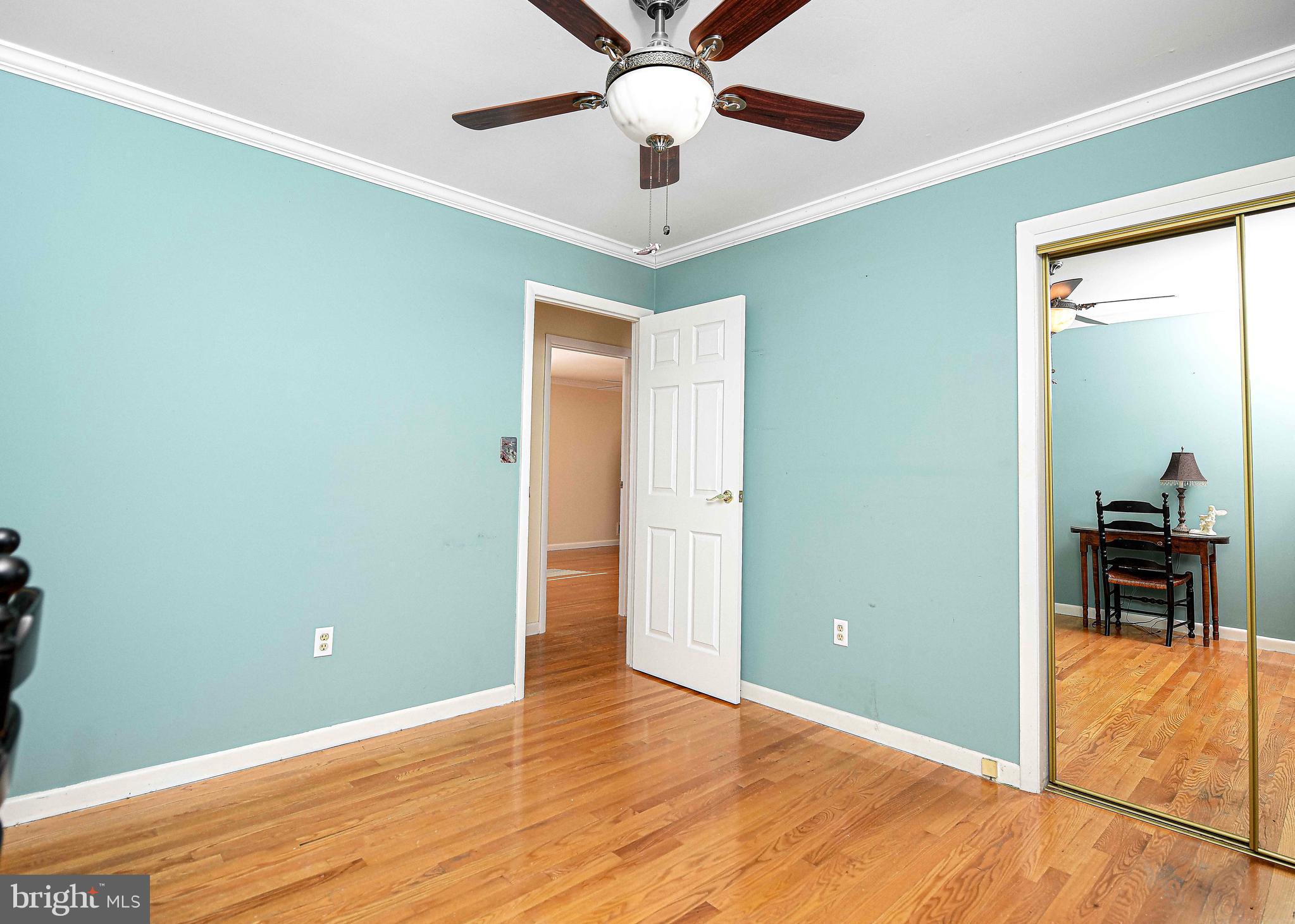 3204 Hunt Road Fallston, MD 21047 - Photo 23 of 54 a view of livingroom with hardwood floor and ceiling fan